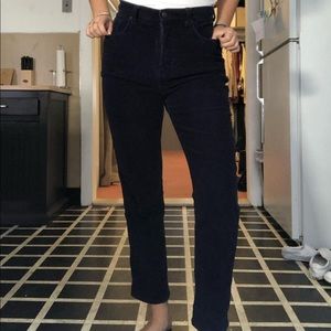 Navy Blue Corduroy Pants
